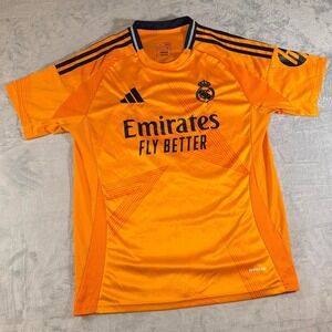 Adidas Real Madrid 25/26 Bellingham 5 Away Jersey | Orange | Large